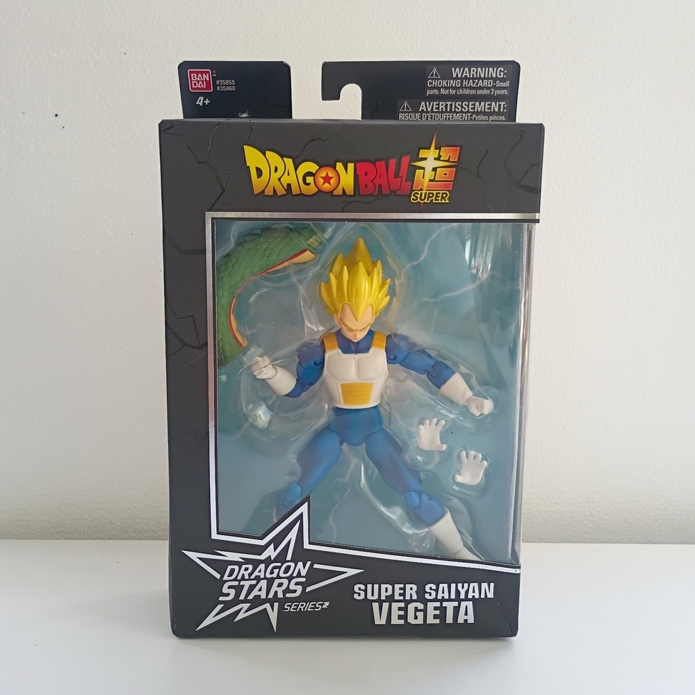 Dragon Ball Super Dragon Stars Super Saiyan Vegeta Figure SEALED 2017